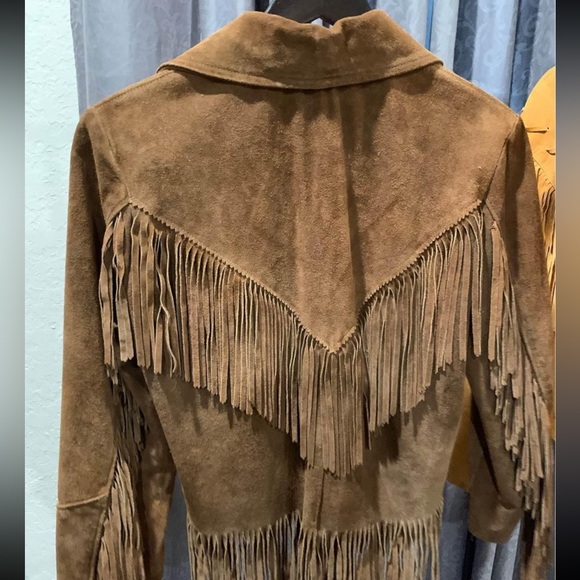 Rare Vintage suede fringe western jacket from Pumpkins & Monkeys boho cowgirl 14 - Picture 2 of 7